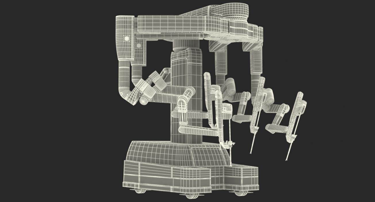 3D model Surgical Robotic System da Vinci SI