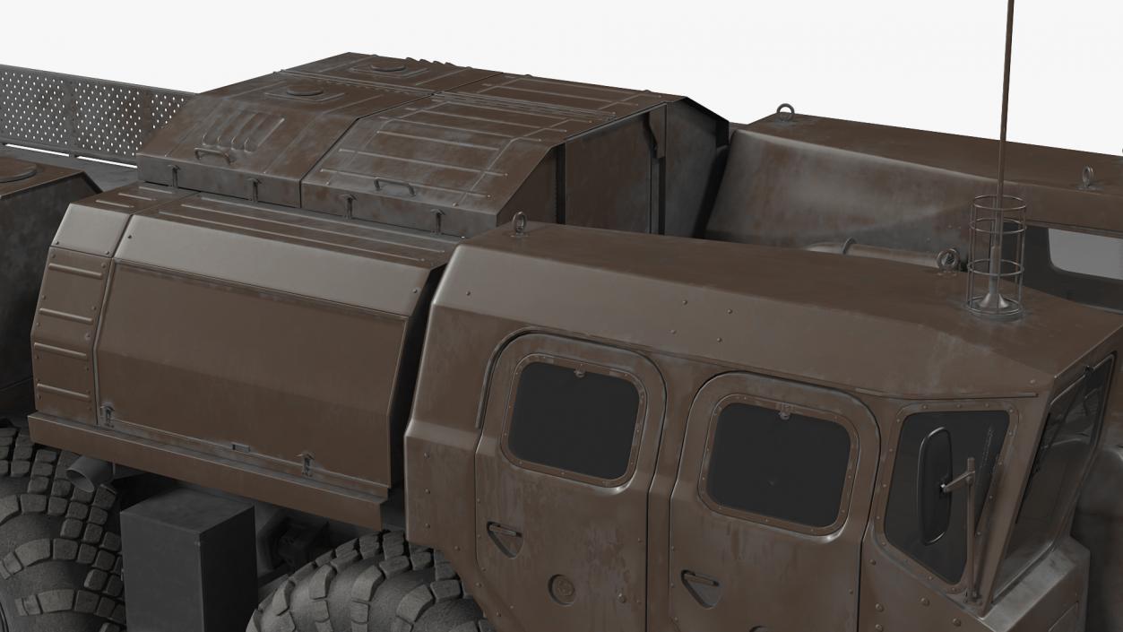 3D MAZ 7310 Offroad 8x8 Transport Vehicle model