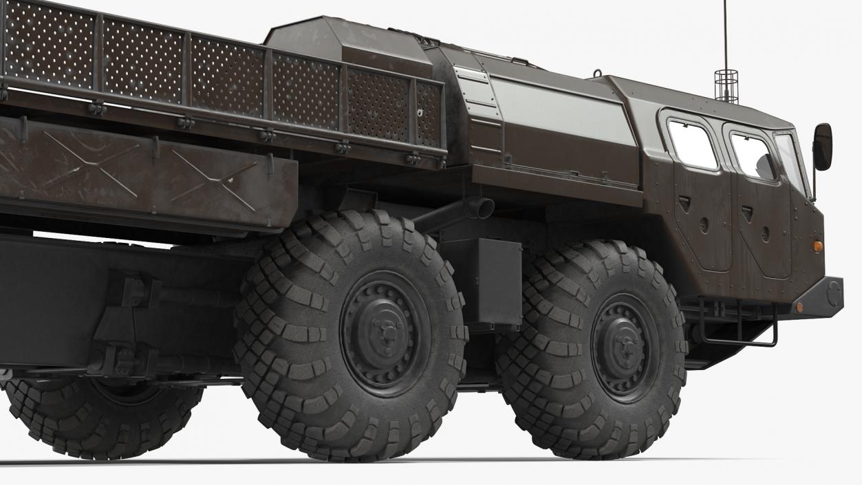 3D MAZ 7310 Offroad 8x8 Transport Vehicle model