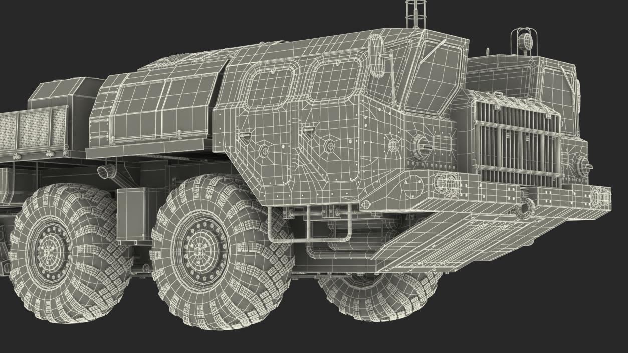 3D MAZ 7310 Offroad 8x8 Transport Vehicle model