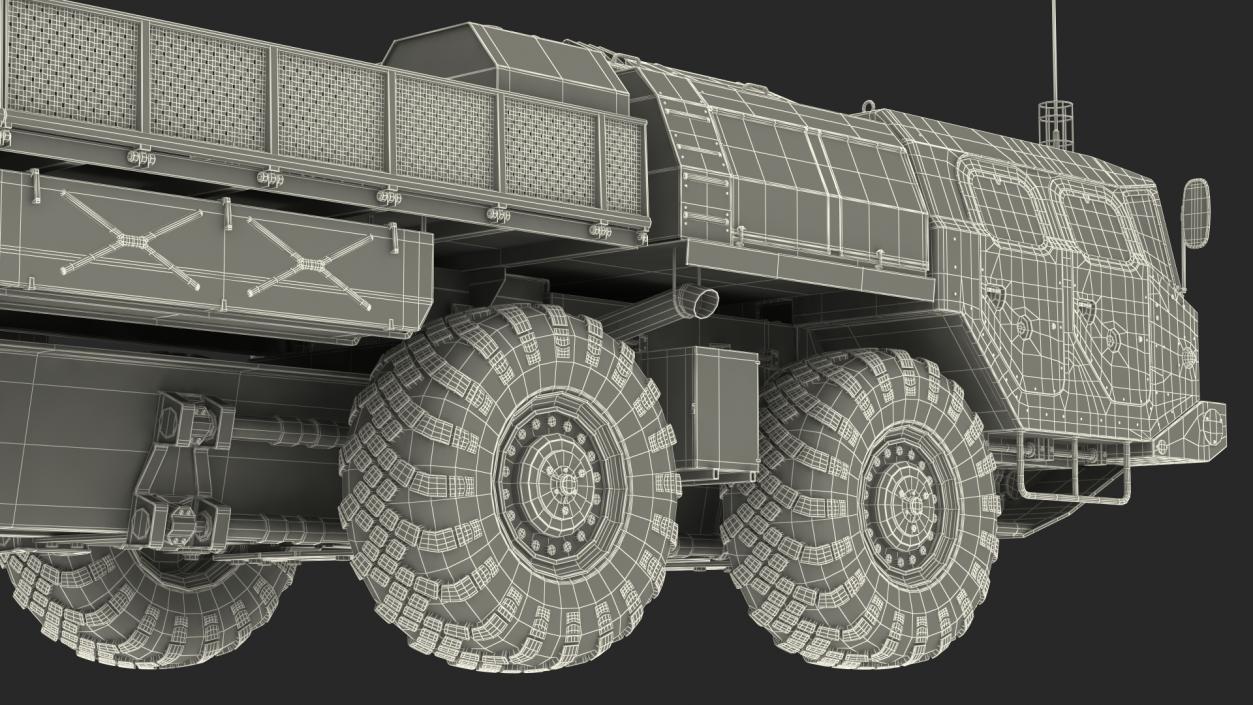 3D MAZ 7310 Offroad 8x8 Transport Vehicle model