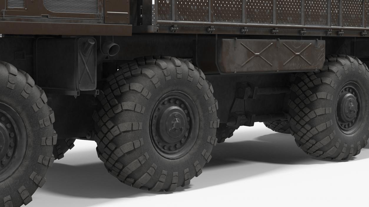 3D MAZ 7310 Offroad 8x8 Transport Vehicle model