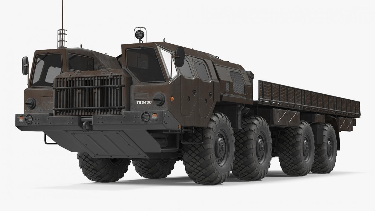 3D MAZ 7310 Offroad 8x8 Transport Vehicle model