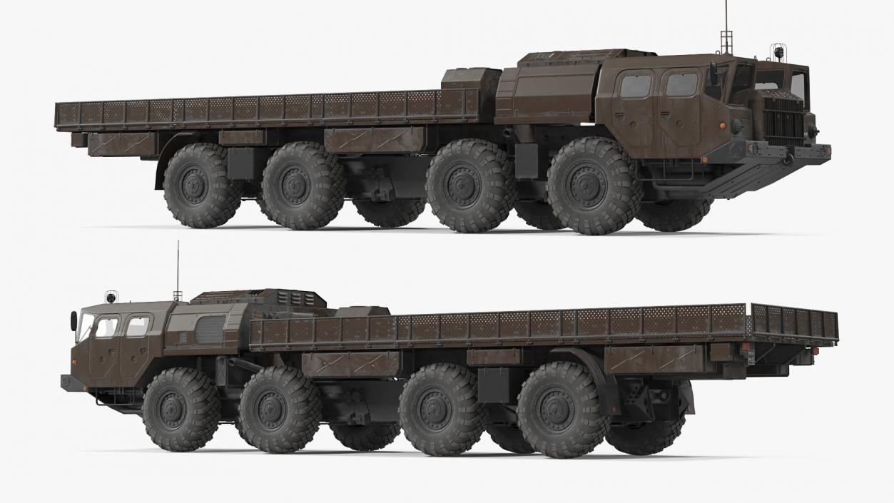 3D MAZ 7310 Offroad 8x8 Transport Vehicle model