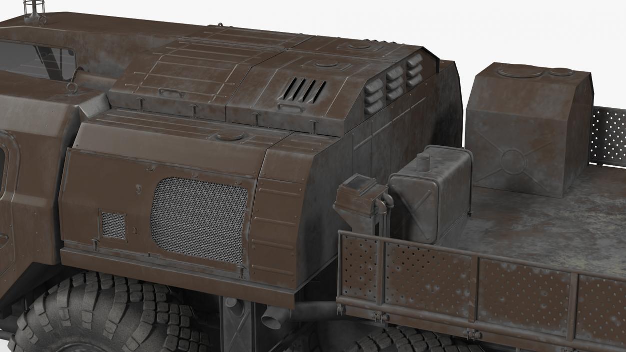 3D MAZ 7310 Offroad 8x8 Transport Vehicle model