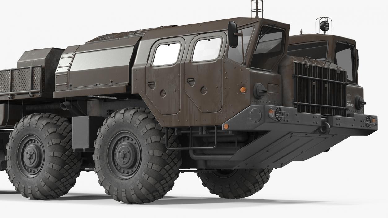 3D MAZ 7310 Offroad 8x8 Transport Vehicle model