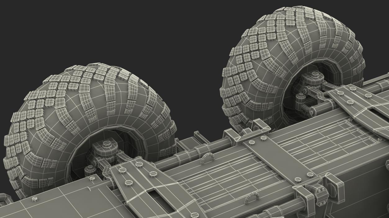 3D MAZ 7310 Offroad 8x8 Transport Vehicle model