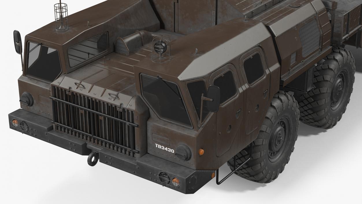 3D MAZ 7310 Offroad 8x8 Transport Vehicle model