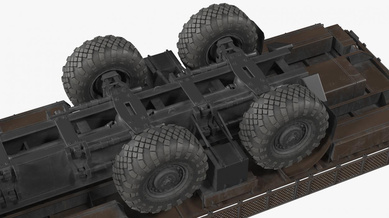 3D MAZ 7310 Offroad 8x8 Transport Vehicle model