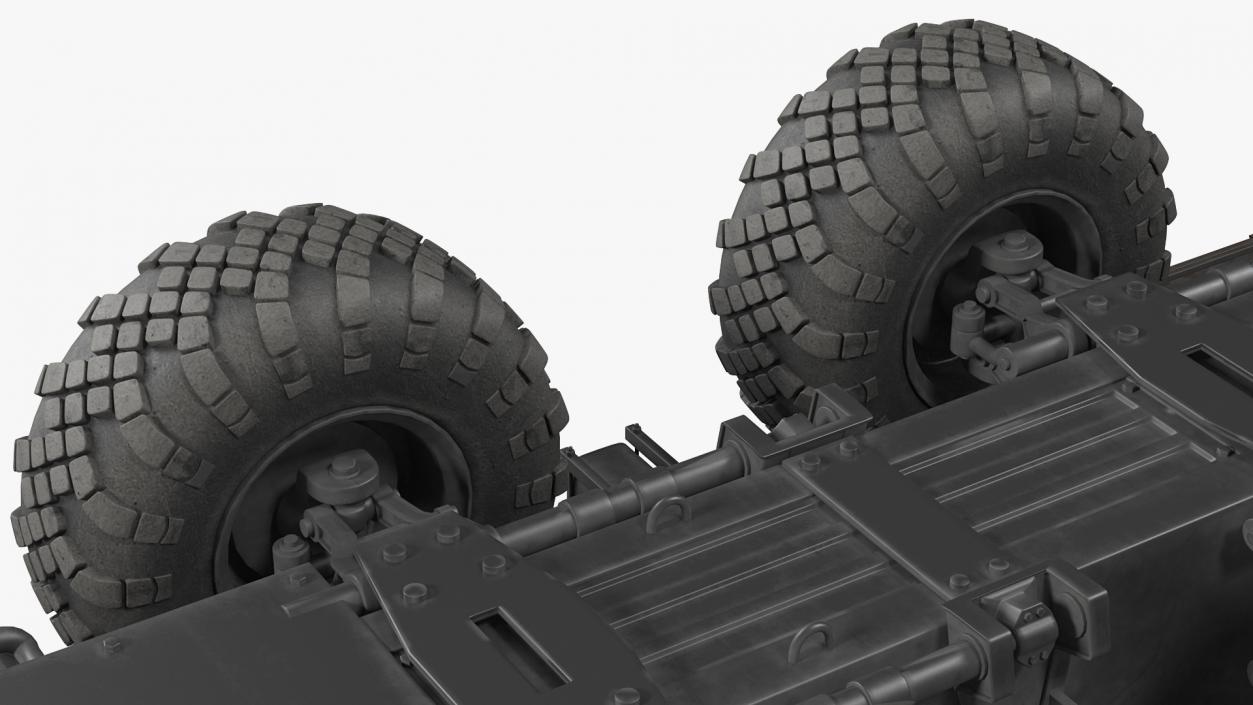 3D MAZ 7310 Offroad 8x8 Transport Vehicle model