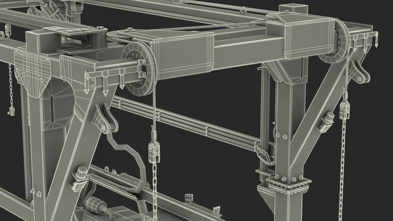 Straddle Carrier Generic 3D model