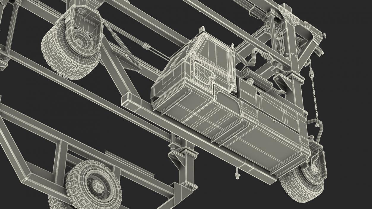 Straddle Carrier Generic 3D model