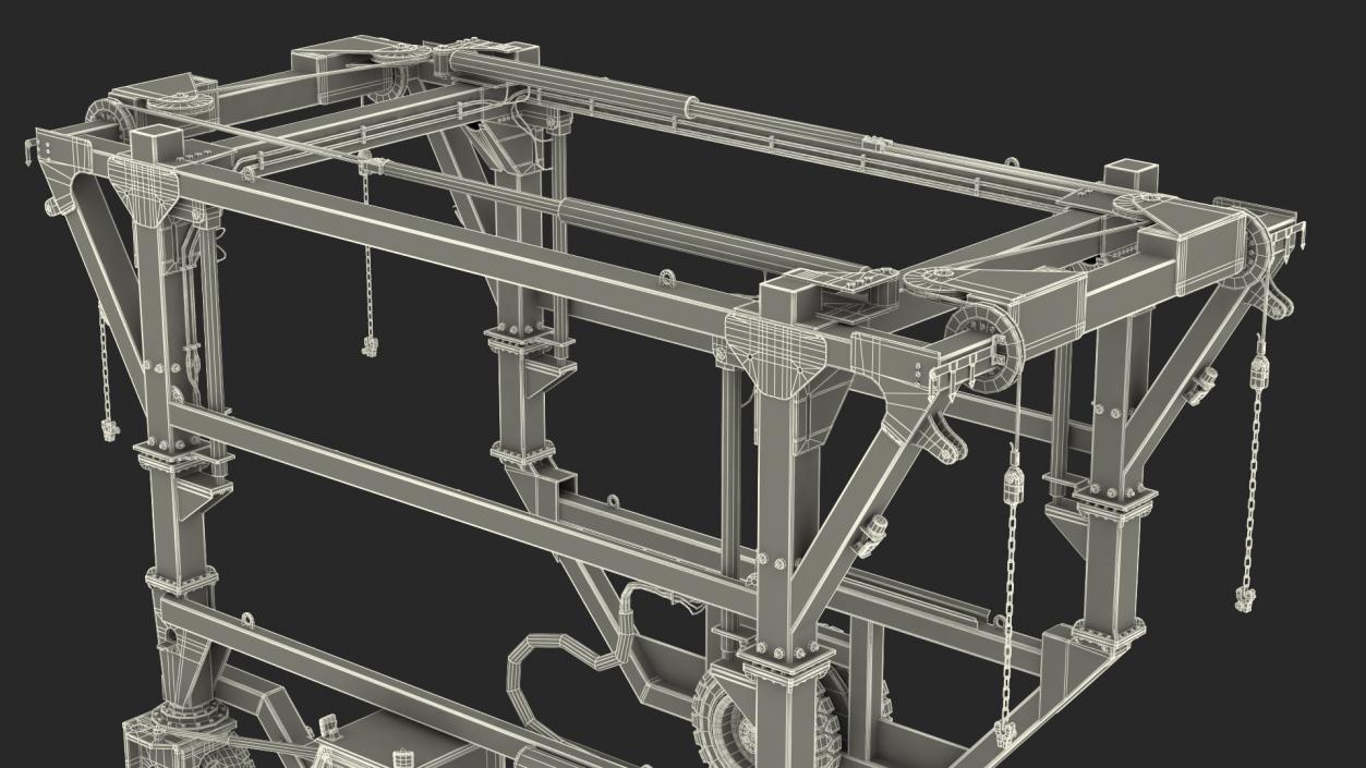 Straddle Carrier Generic 3D model