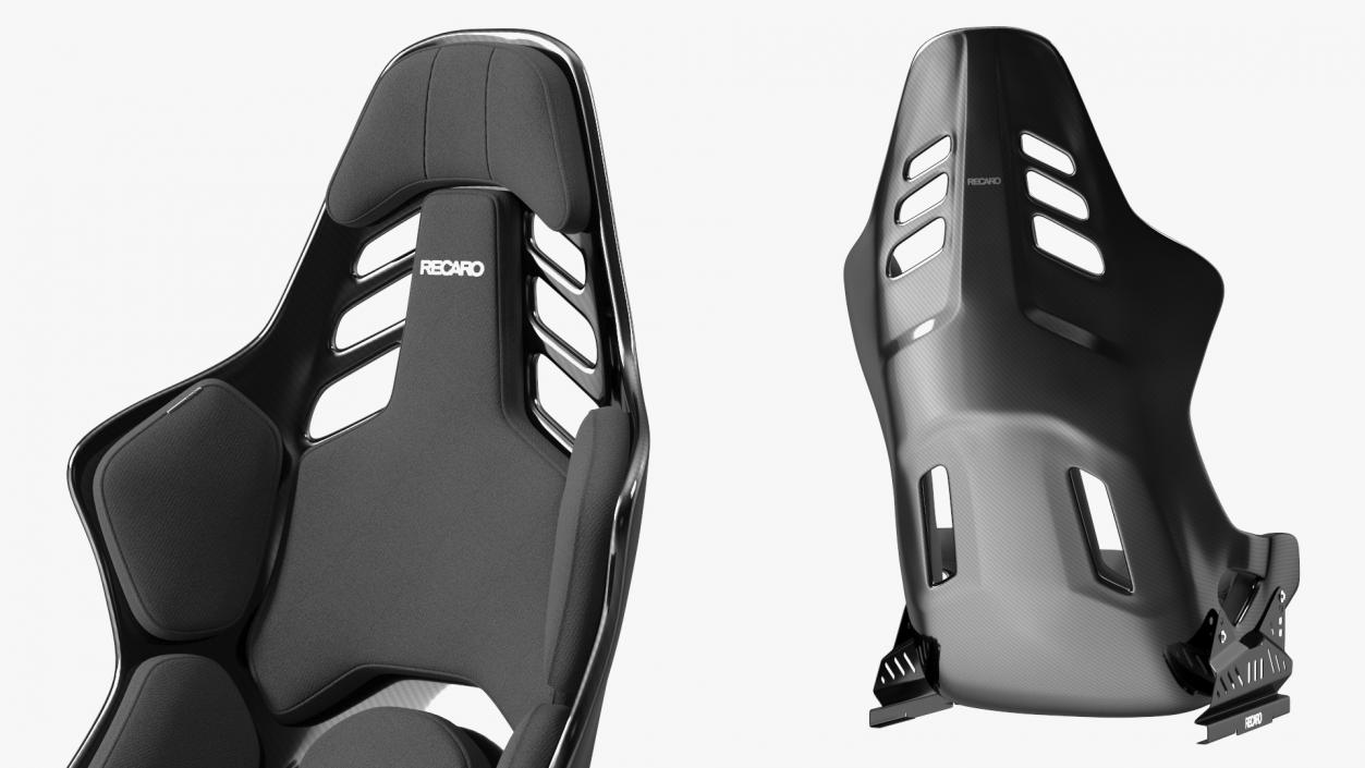 RECARO Podium CF Black Racing Seat 3D model