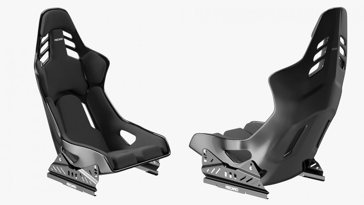 RECARO Podium CF Black Racing Seat 3D model