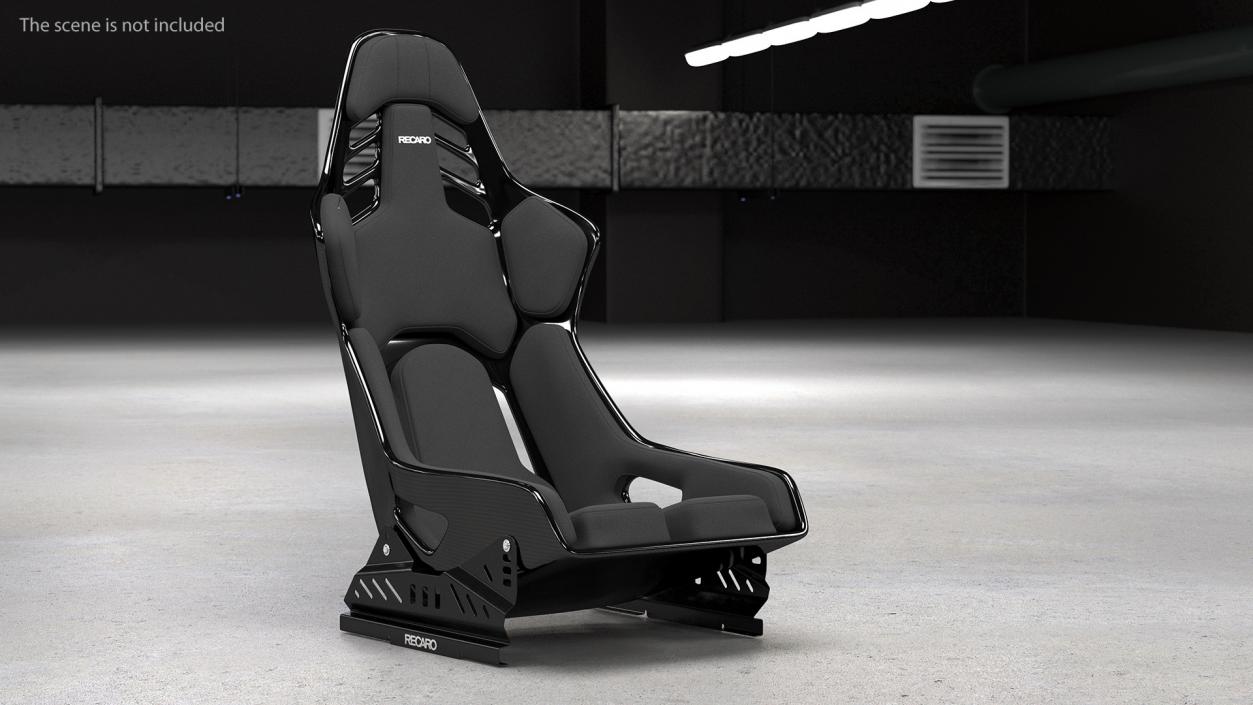 RECARO Podium CF Black Racing Seat 3D model