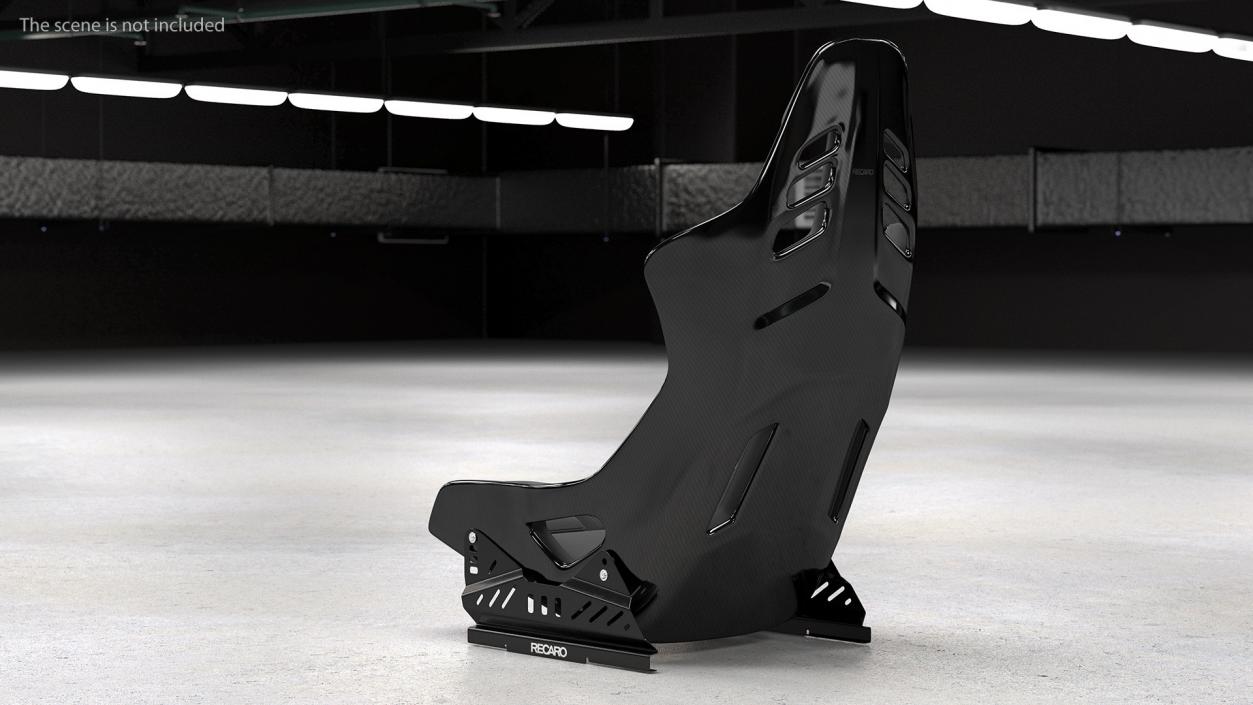 RECARO Podium CF Black Racing Seat 3D model