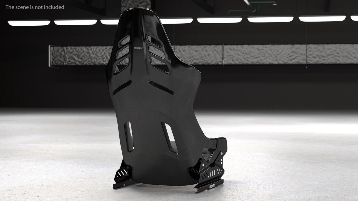 RECARO Podium CF Black Racing Seat 3D model