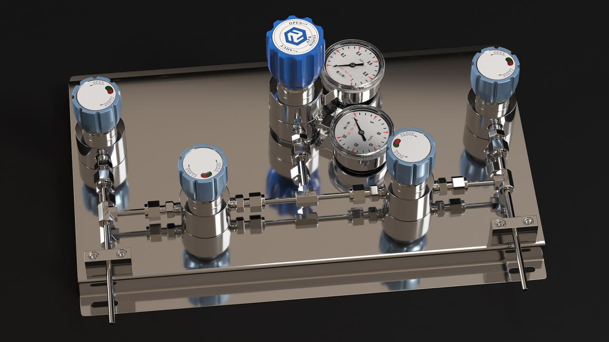 3D AFK Lab Industrial Gas Control Panel