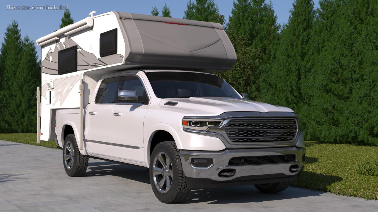 Pickup Truck Camper(1) 3D