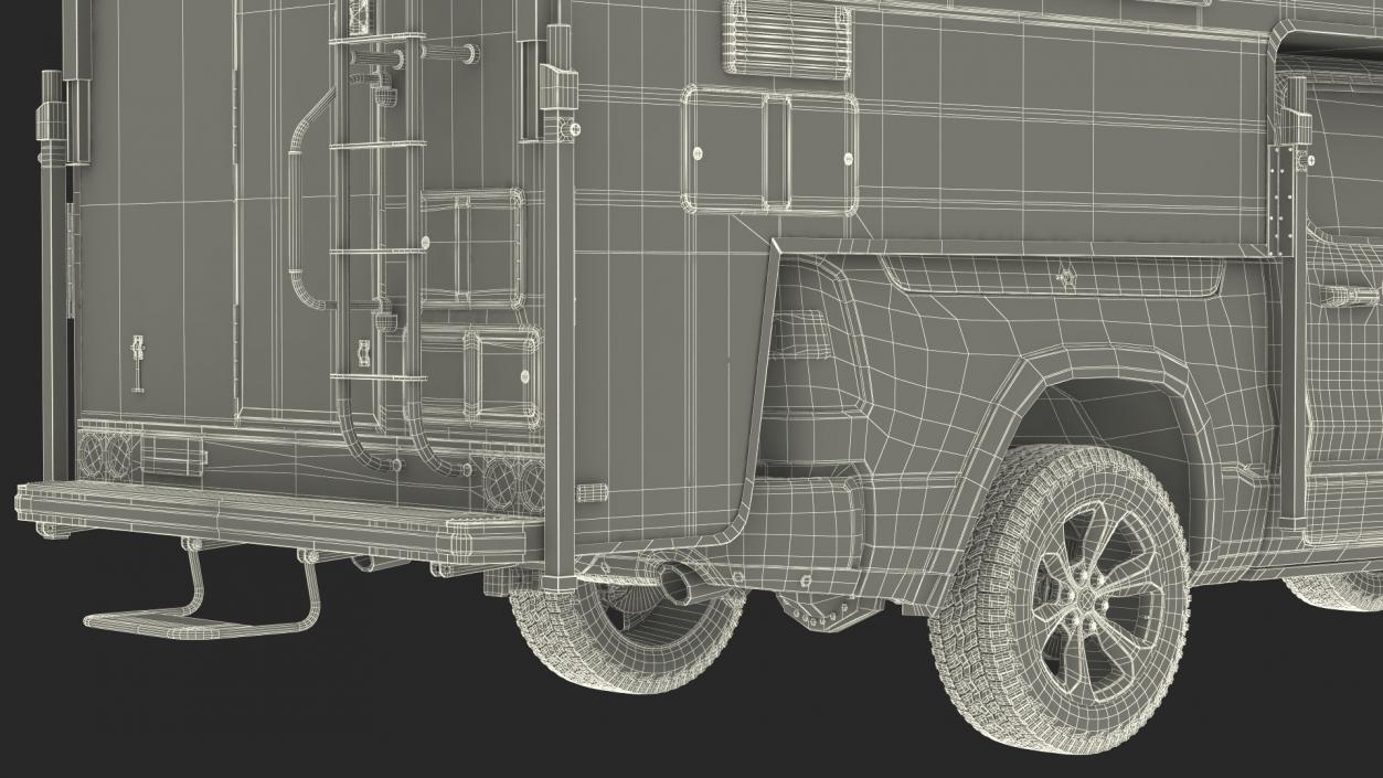 Pickup Truck Camper(1) 3D