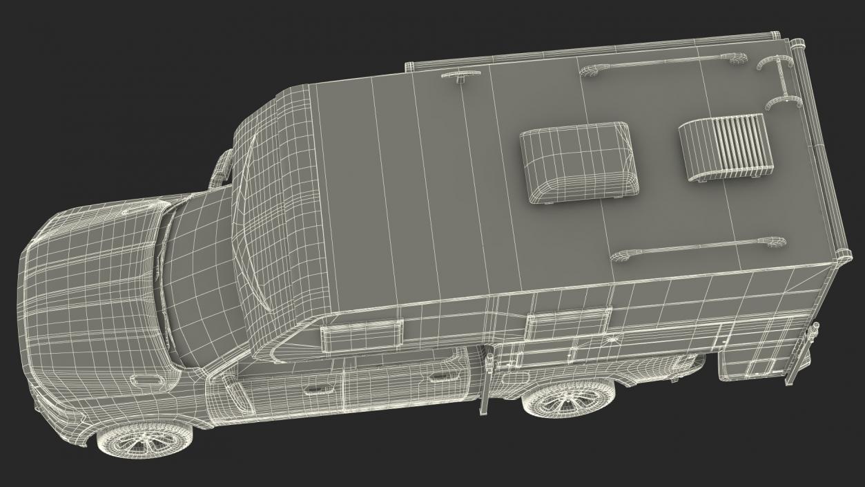 Pickup Truck Camper(1) 3D