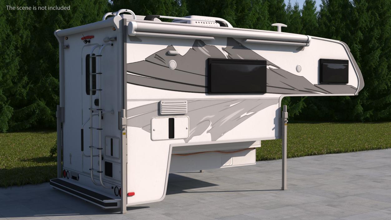 Pickup Truck Camper(1) 3D