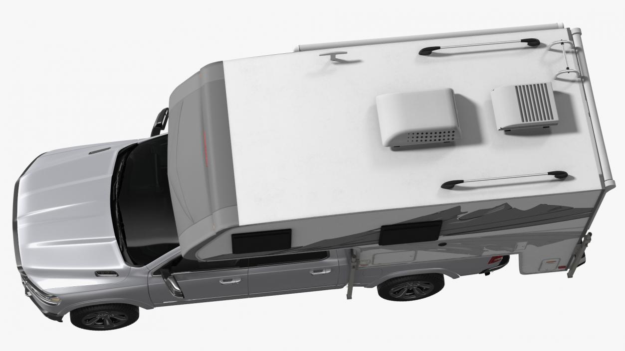 Pickup Truck Camper(1) 3D