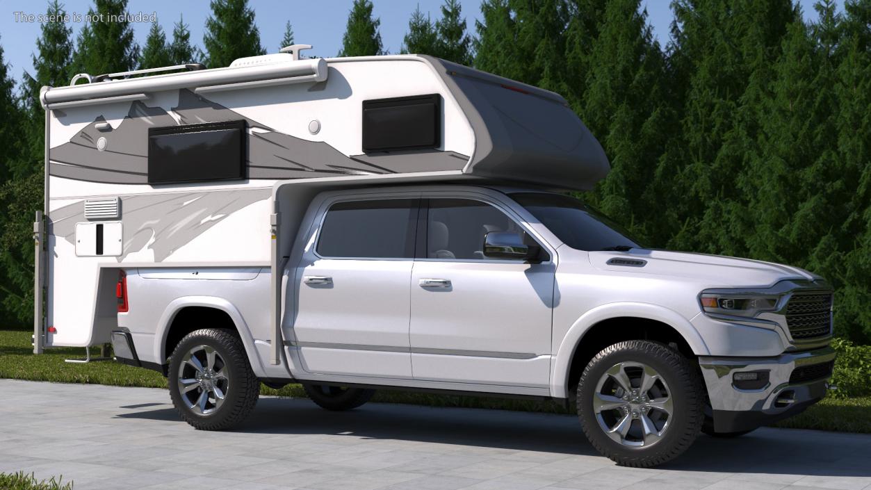 Pickup Truck Camper(1) 3D