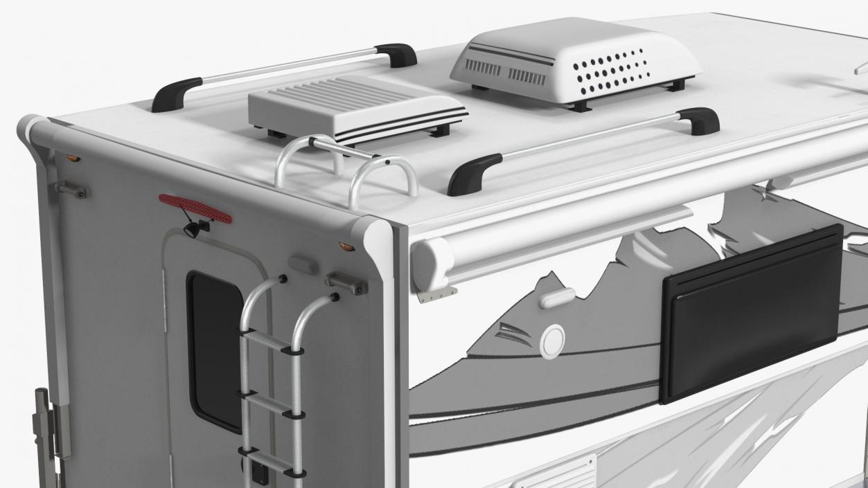 Pickup Truck Camper(1) 3D