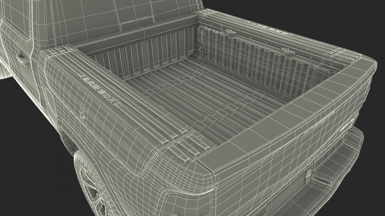 Pickup Truck Camper(1) 3D