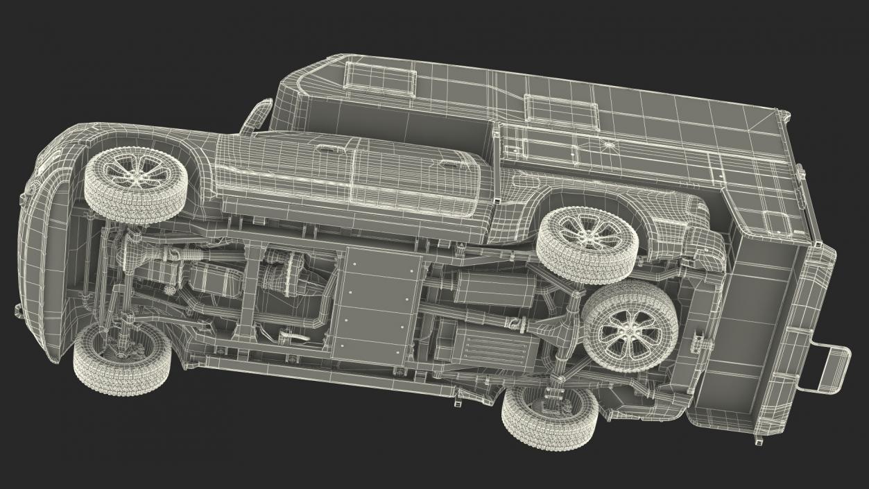 Pickup Truck Camper(1) 3D