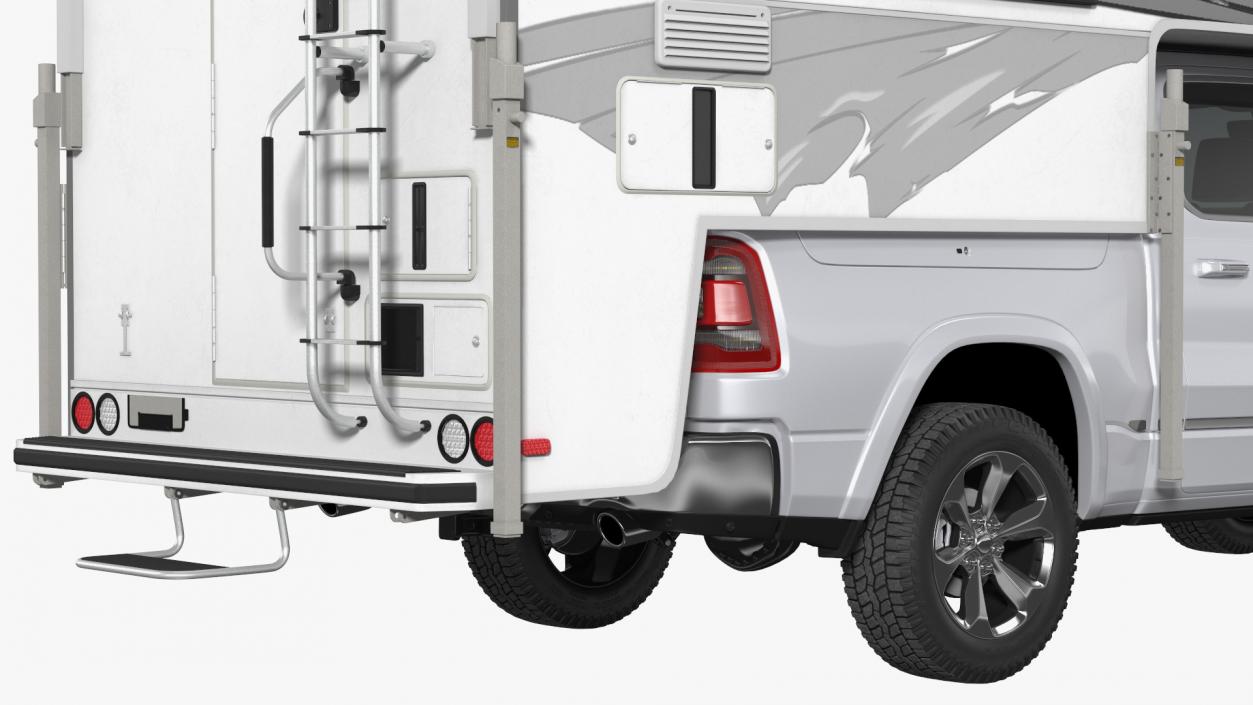 Pickup Truck Camper(1) 3D