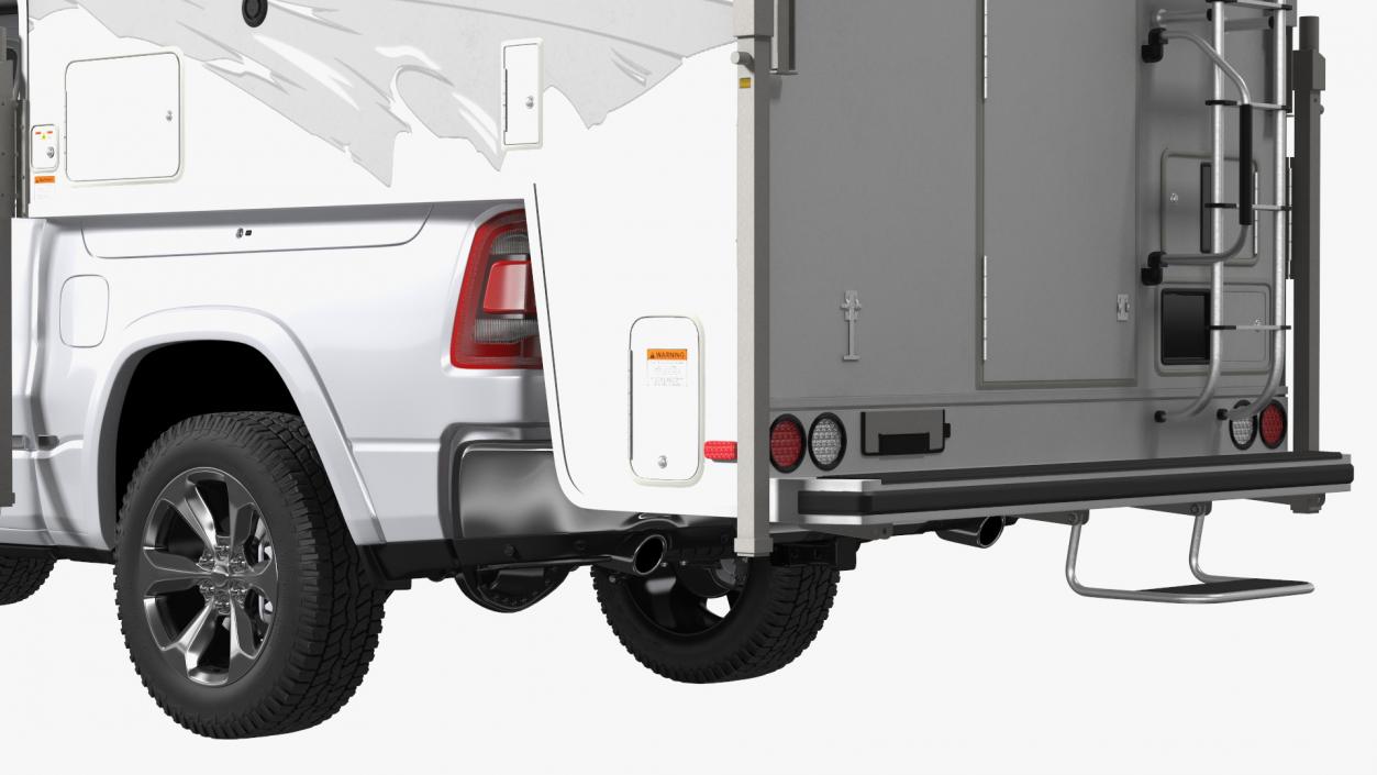 Pickup Truck Camper(1) 3D