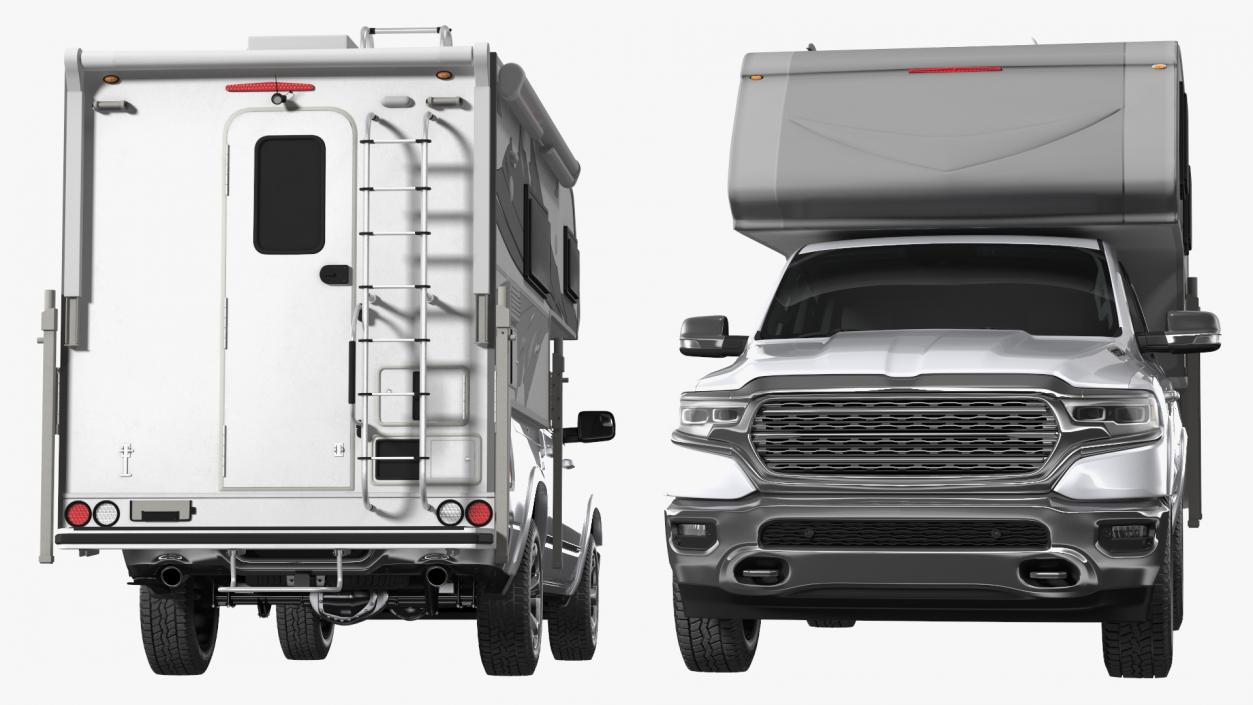 Pickup Truck Camper(1) 3D