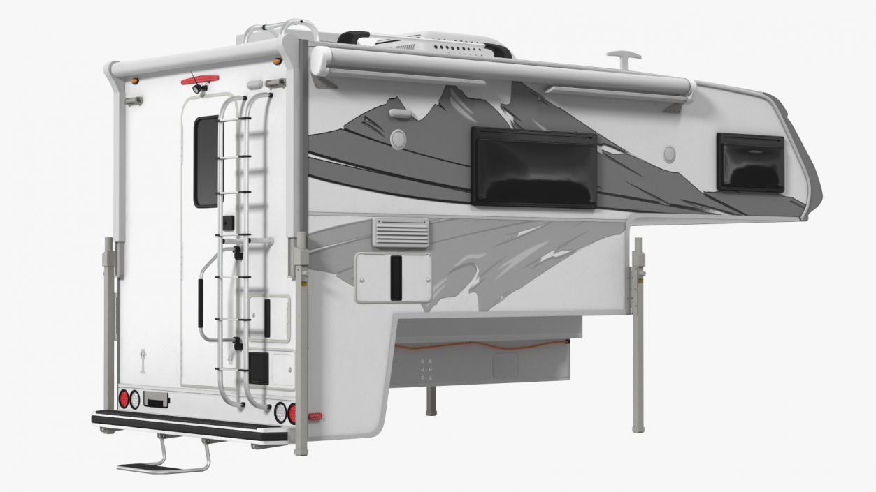 Pickup Truck Camper(1) 3D