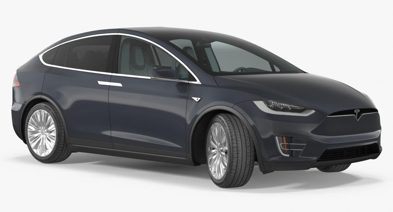 Tesla Model X 60D 2017 3D