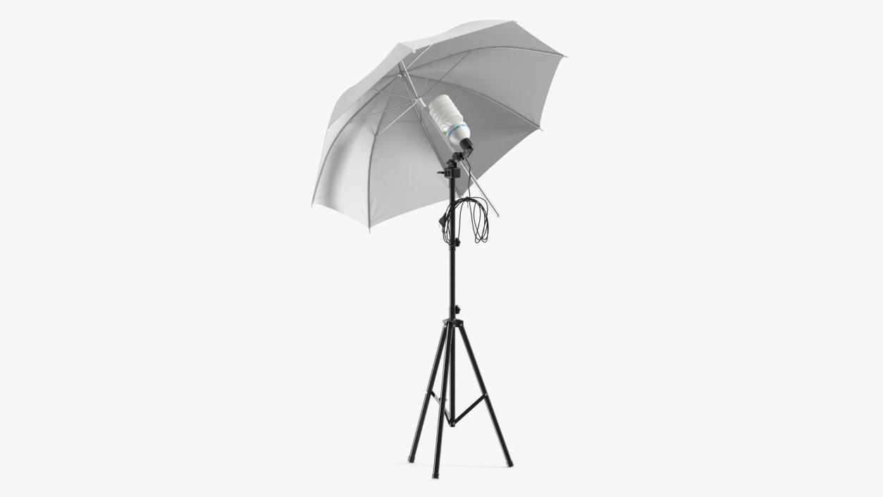 3D Photography Studio Umbrella Light model