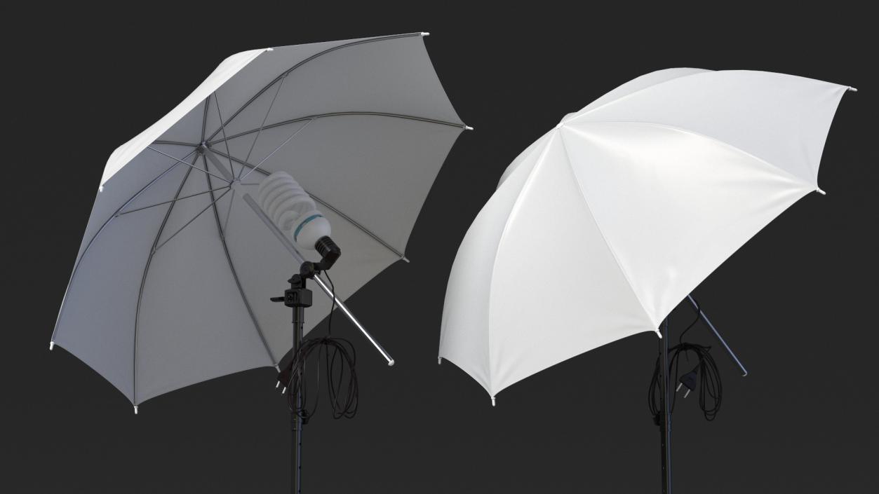 3D Photography Studio Umbrella Light model