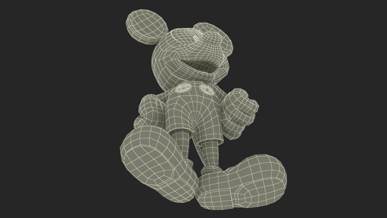 3D Character Mickey Mouse Standing