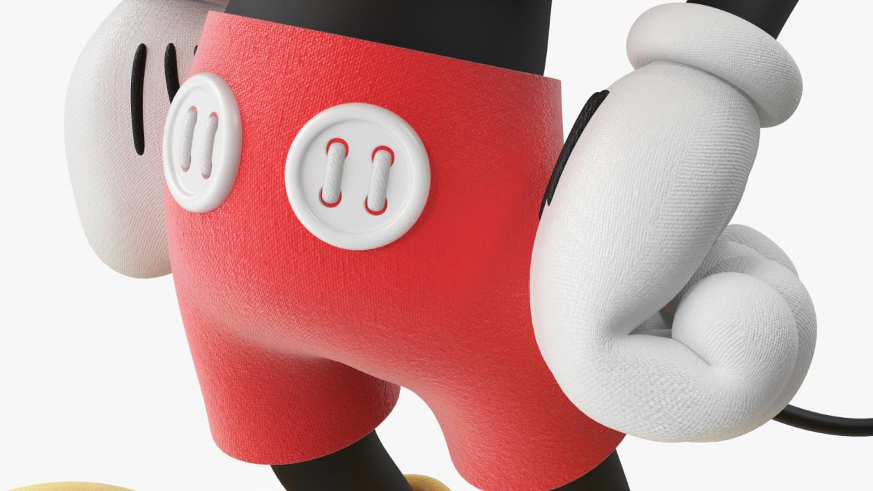 3D Character Mickey Mouse Standing