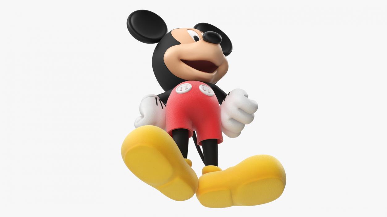 3D Character Mickey Mouse Standing