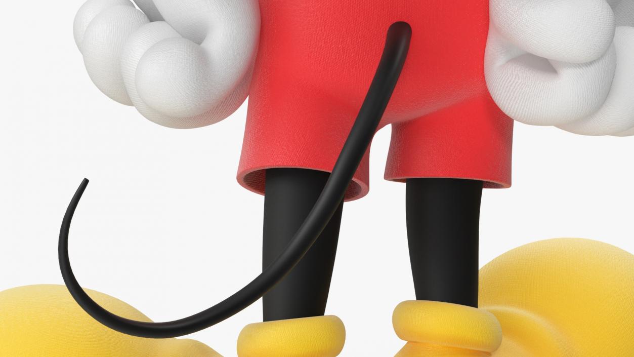 3D Character Mickey Mouse Standing