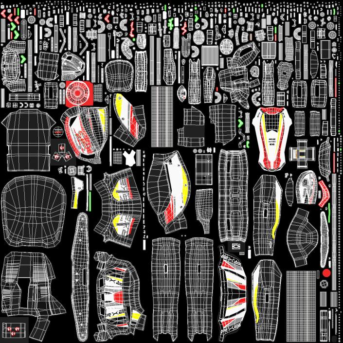 3D SODI RX8 Kart model