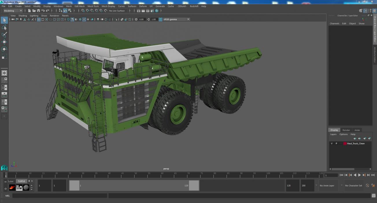 3D Haul Truck Clean