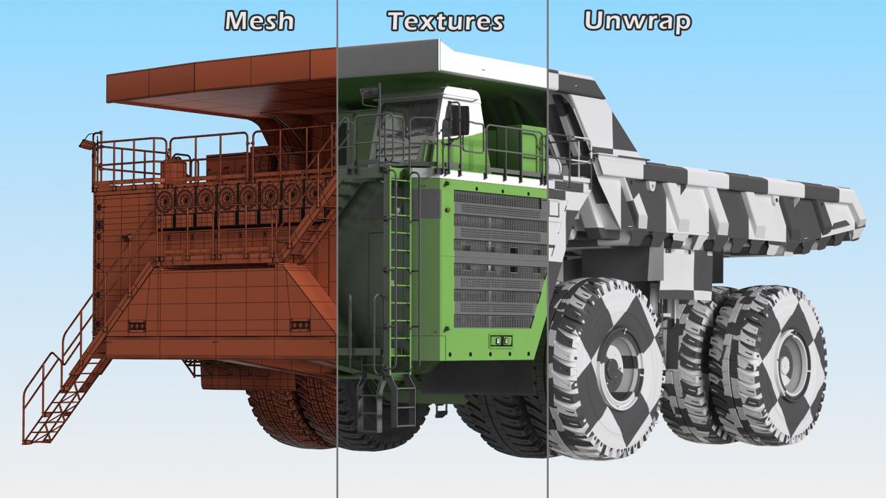 3D Haul Truck Clean