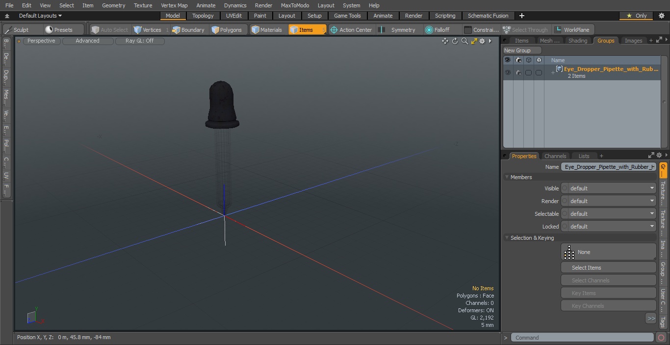 3D Eye Dropper Pipette with Rubber Head