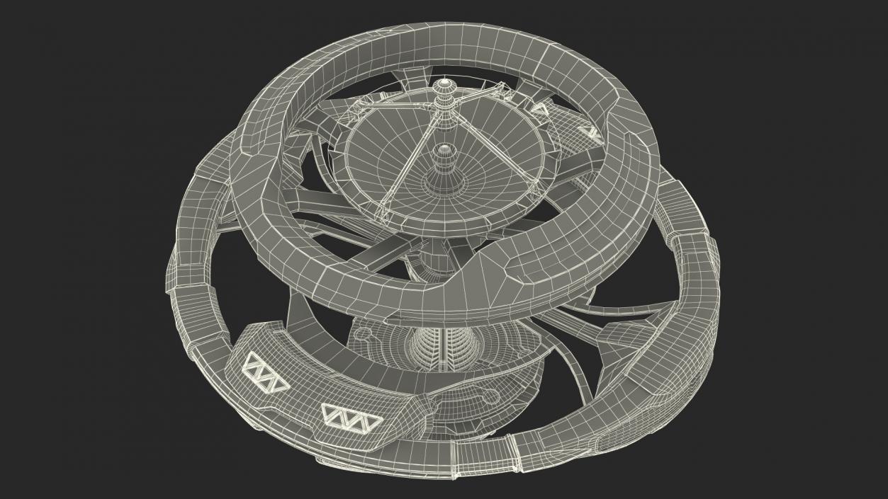 Small Space Station Concept 3D