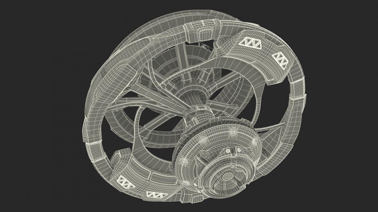 Small Space Station Concept 3D