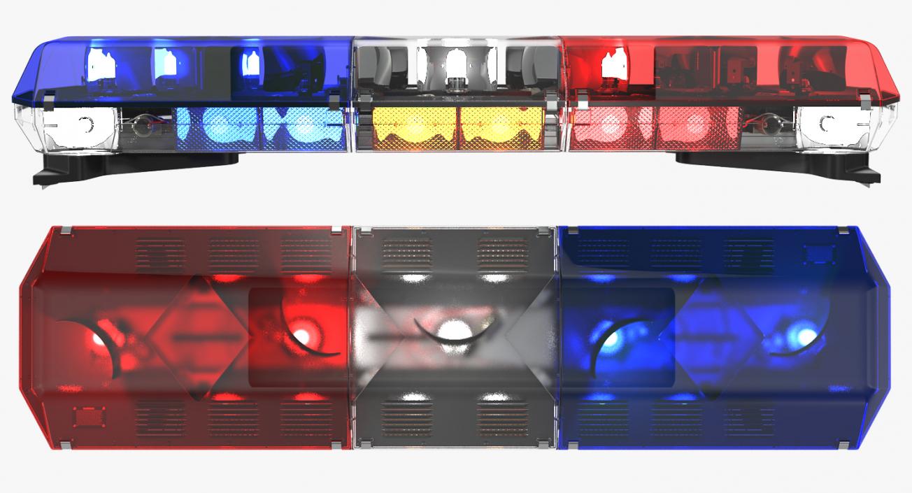 Emergency Warning Lights Collection 2 3D